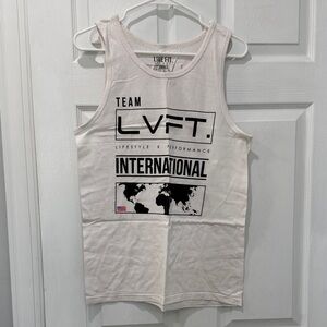 Live Fit LVFT White Tank Top Size Small